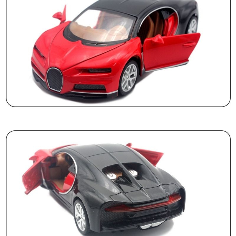 Xe đồ chơi ô tô mô hình tỉ lệ 1:36 Bugatti hợp kim quà tặng đồ chơi trưng bày LAHAKIDS