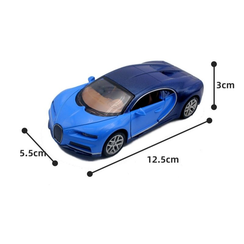 Xe đồ chơi ô tô mô hình tỉ lệ 1:36 Bugatti hợp kim quà tặng đồ chơi trưng bày LAHAKIDS