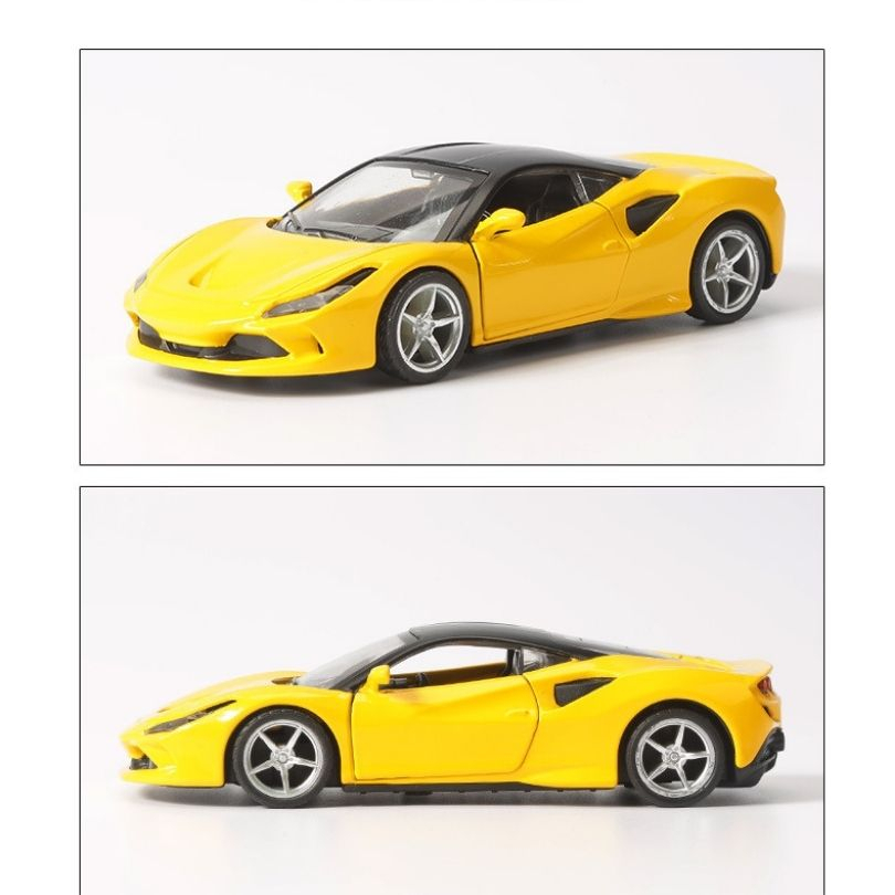 Xe ô tô Ferrari mô hình hợp kim chạy đà quà tặng đồ chơi trưng bày LAHAKIDS