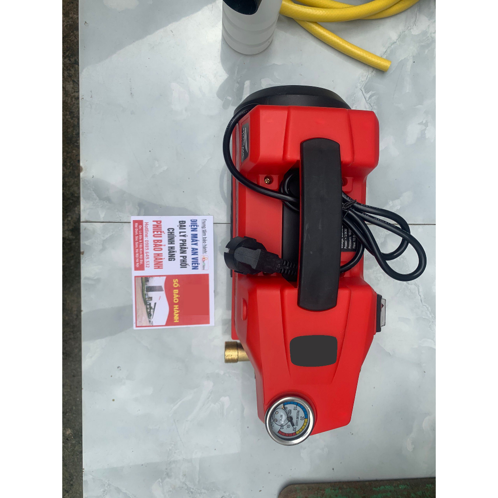 Máy rửa xe S6 giá rẻ Model 2021 Có mã QR CODE