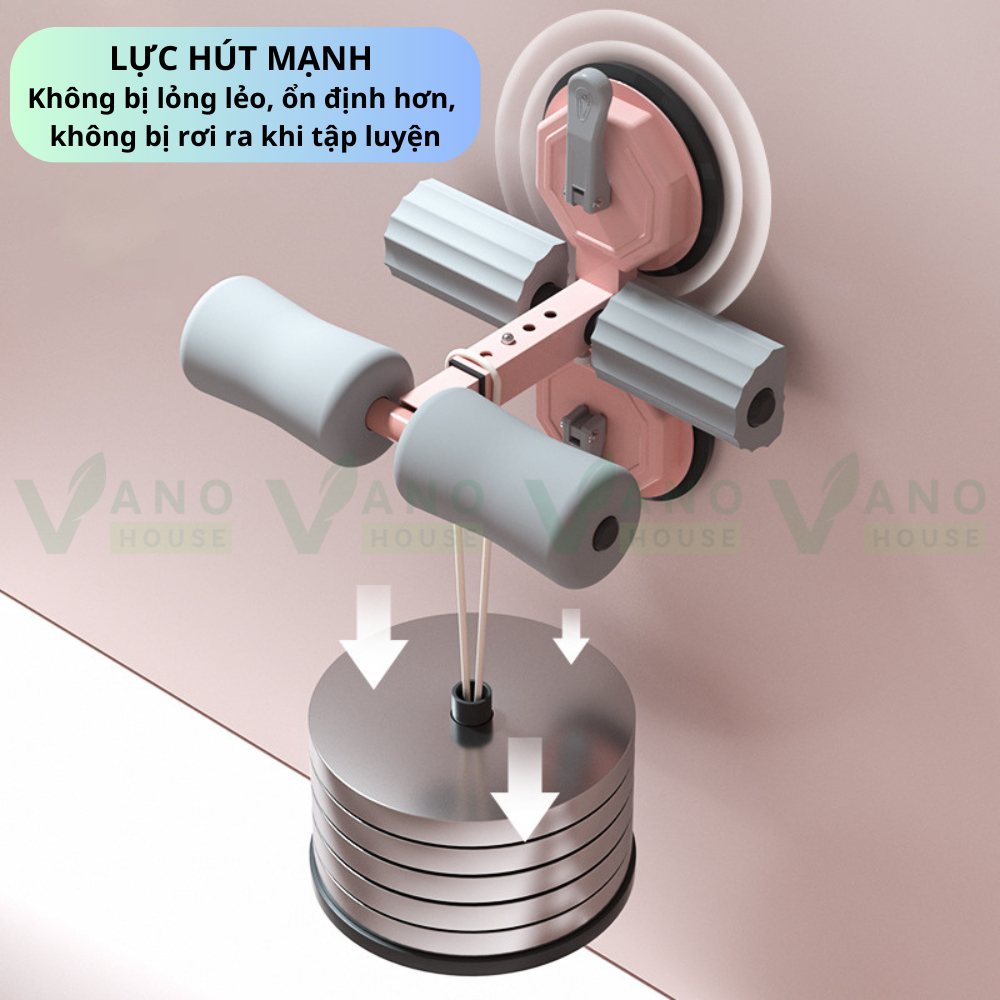 Dụng Cụ Tập Bụng Tại Nhà HIFIT Phiên Bản Mới Nhất Loại 2 Đế Hút Chân Không, Dụng Cụ Gập Bụng, Tập Cơ Bụng, Giảm Mỡ Bụng