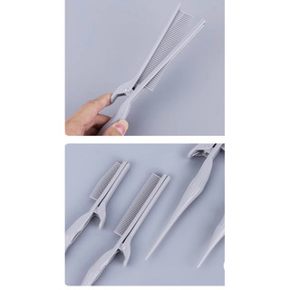 Lược uốn tóc đa năng lên trục hỗ trợ kẹp( bộ 2 cây)