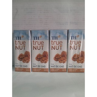 Lốc 4 hộp sữa th true nut hạt óc chó 180ml
