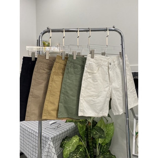 Quần short kaki jeans nam quần short unisex 5 màu
