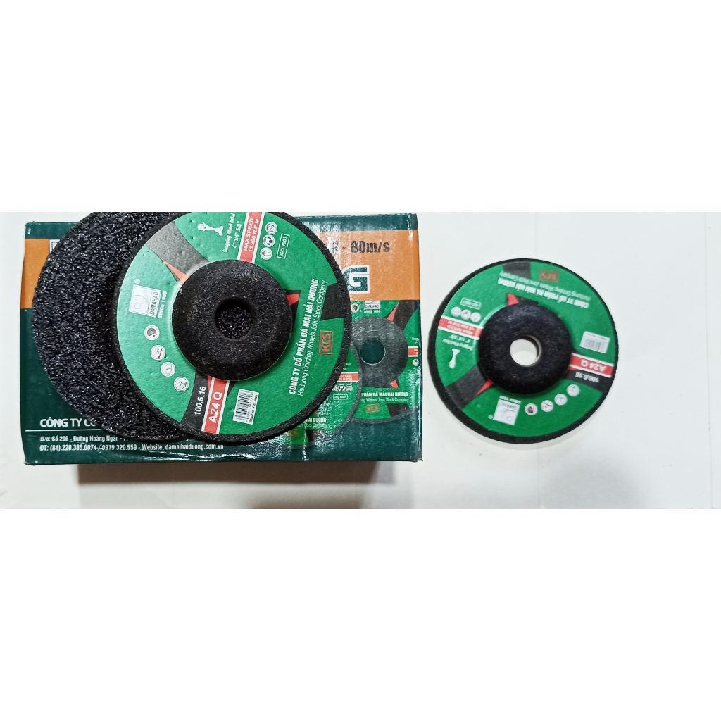 Hộp 25 viên Đá Mài Hải Dương Phi 100 mm, Đá mài Bavia