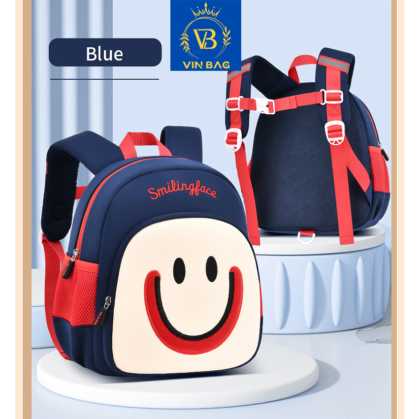 Balo cho bé mầm non VINBAG mẫu mới 2023 - balo mẫu giáo siêu nhẹ hoạt hình đáng yêu cho bé gái và bé trai, mã MG05