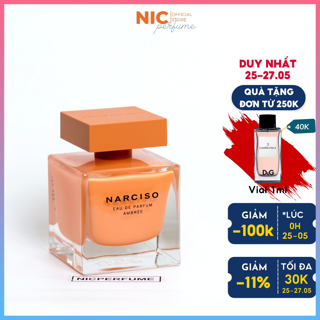 10ml Narciso Ambree | Nước hoa nữ Narciso cam