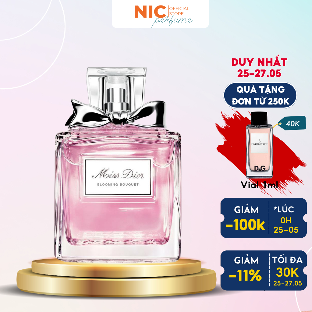 10ml Miss Dior Blooming Bouquet EDT chính hãng | Nước hoa nữ