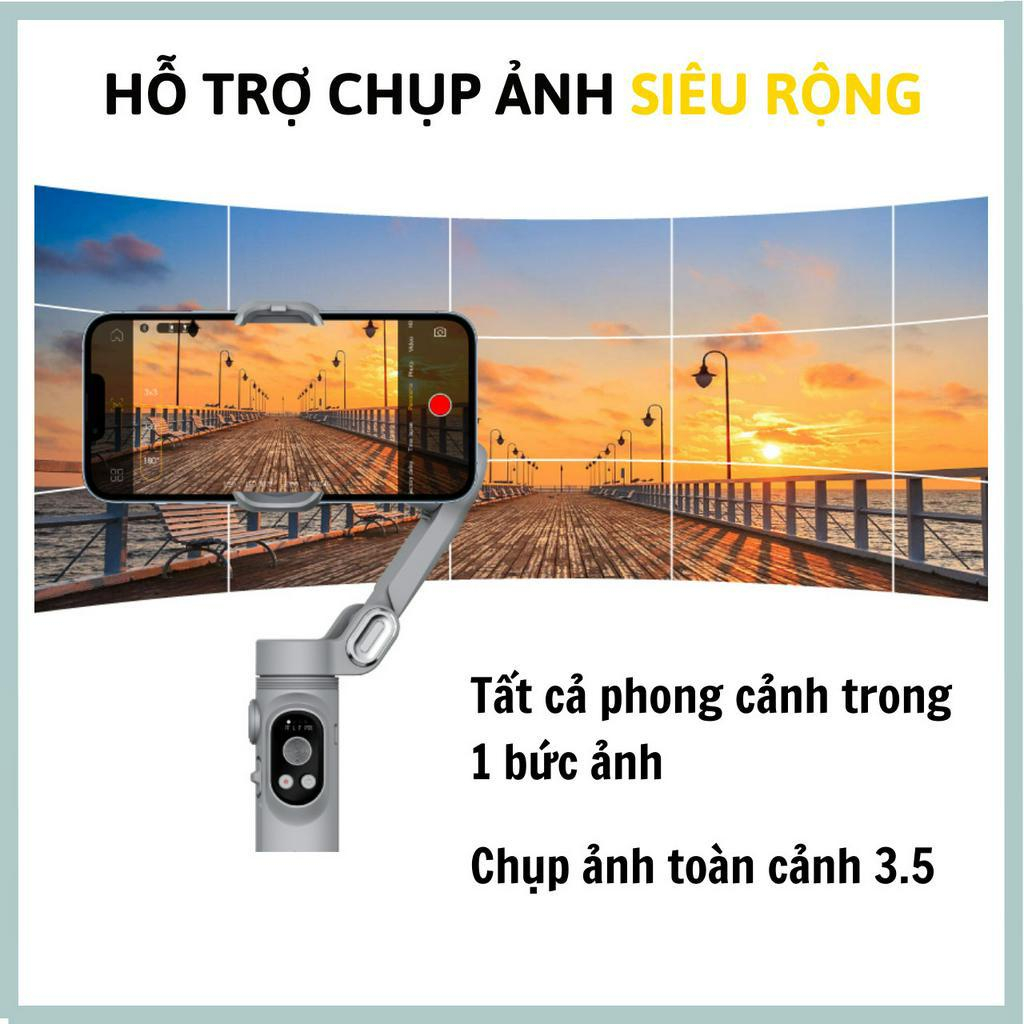 Gimbal chống rung điện thoại Smart X, Gimbal điện thoại theo dõi chuyển động, Điều khiển từ xa, Gymbal chống rung tốt | BigBuy360 - bigbuy360.vn