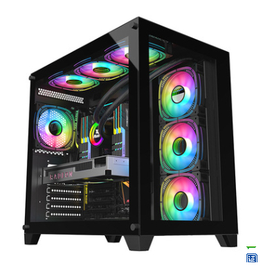 Vỏ Case Puddin Gaming ATX, Micro ATX và ITX 2 Màu Đen - Trắng - Hàng Chính Hãng - Puddin PC