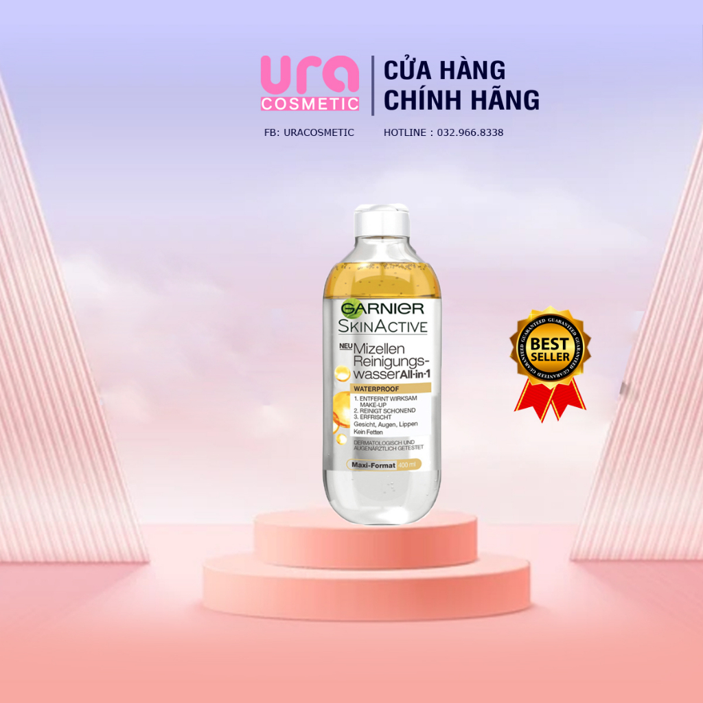 Nước tẩy trang Garnier Micellar Water các màu