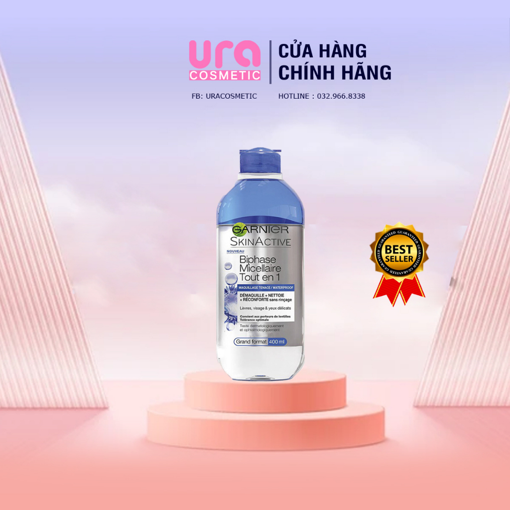 Nước tẩy trang Garnier Micellar Water các màu