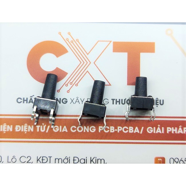 Nút nhấn 4 chân 6x6x11mm, nút nhấn 6x6