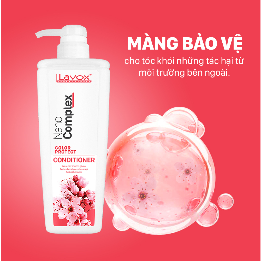 Kem Xả Giữ Màu Lavox Nanocomplex - Hương Sakura