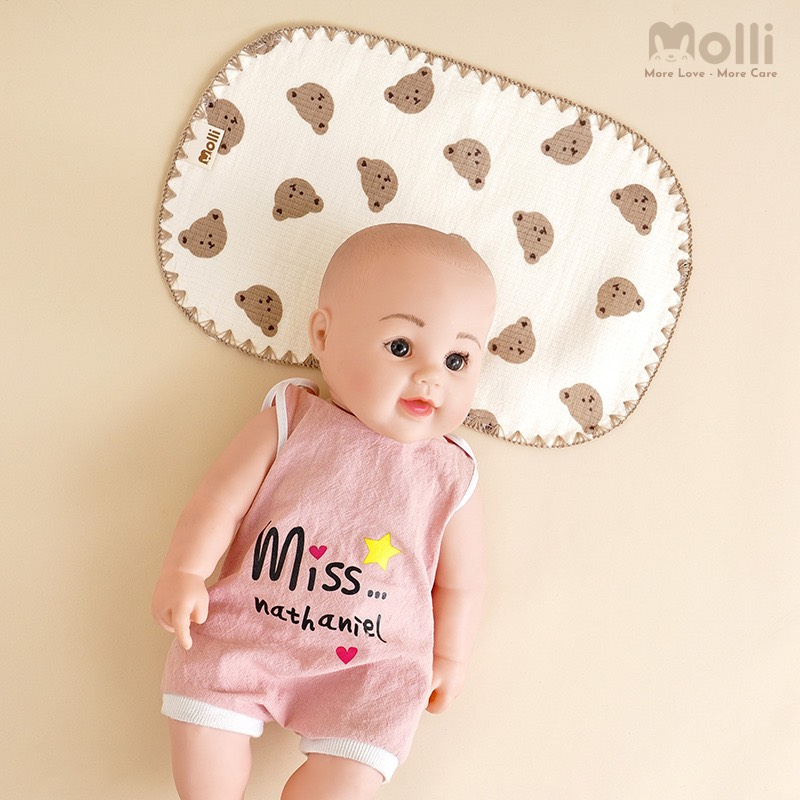 Gối xô 6 lớp Molli cho bé sơ sinh