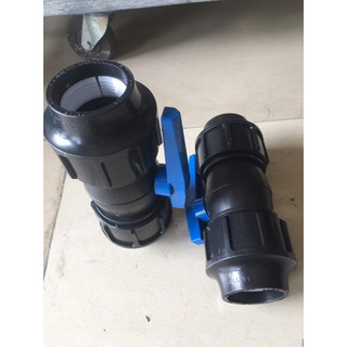 Van tổng hdpe 63 +75 hdpe+van khoá nước sạch: