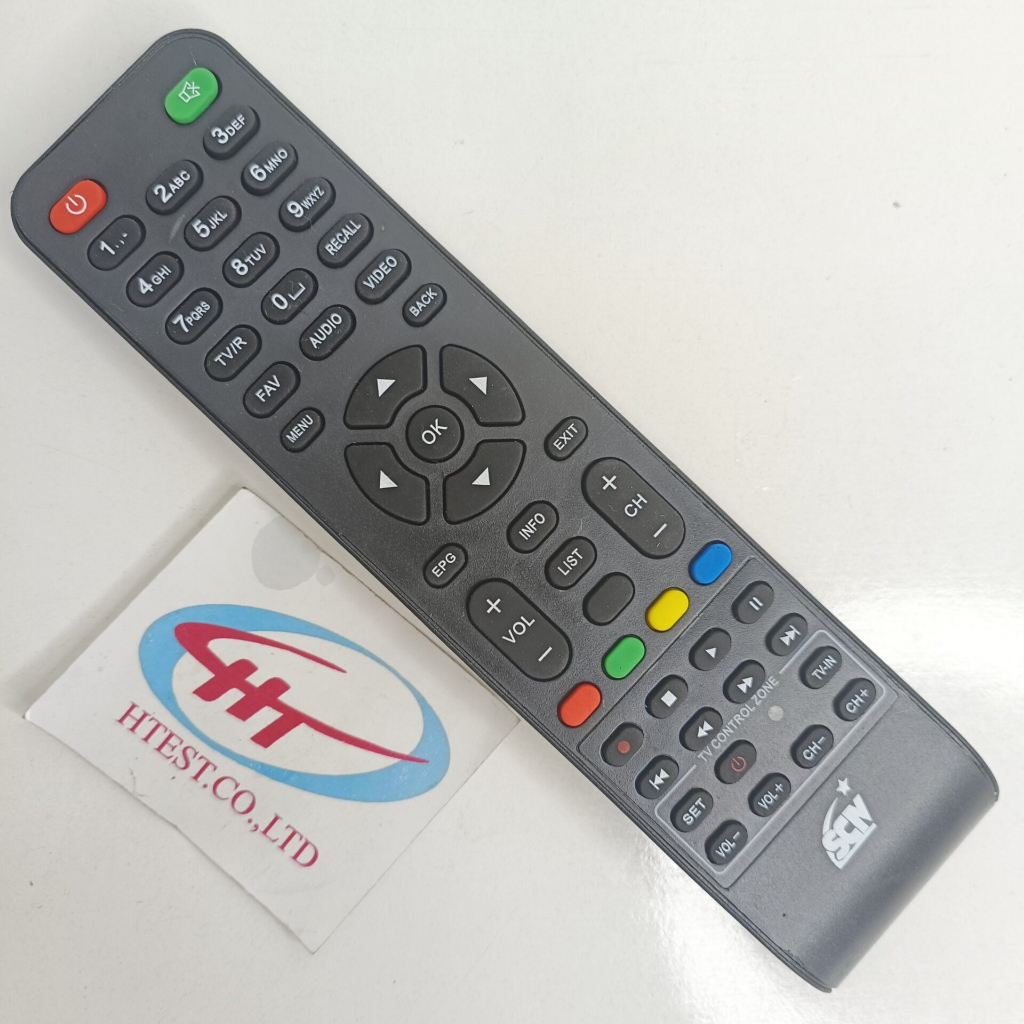 Điều khiển / Remote cho đầu thu truyền hình kỹ thuật số cáp SCTV - Hàng chính hãng