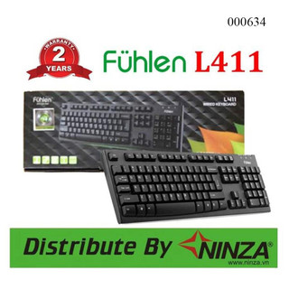 BÀN PHÍM FUHLEN L411 (USB/ĐEN)
