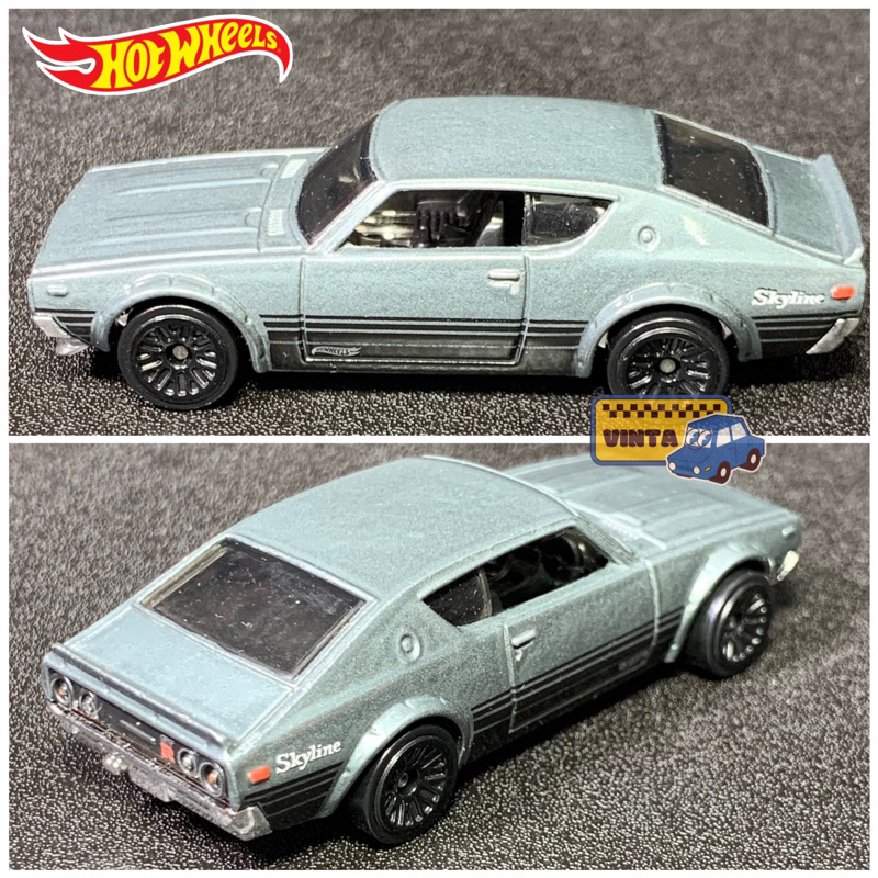 Xe mô hình Hot Wheels Loose 1973 NISSAN SKYLINE 2000 GTR - Yellow - tỉ lệ 1:64