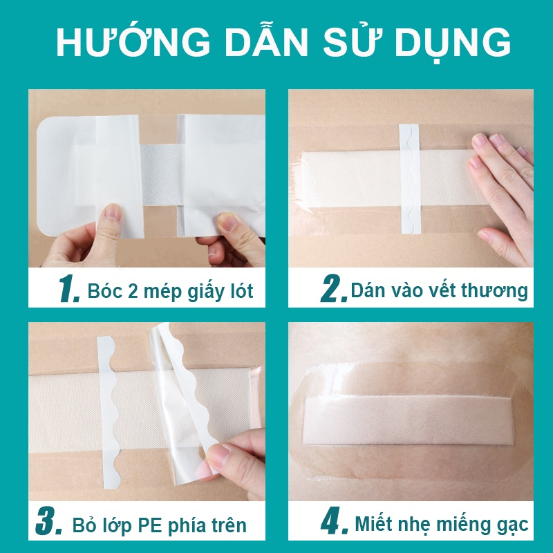 Miếng dán sau phẫu thuật HETIS Silipad - Dòng cao cấp ngăn nước siêu tốt  HSP