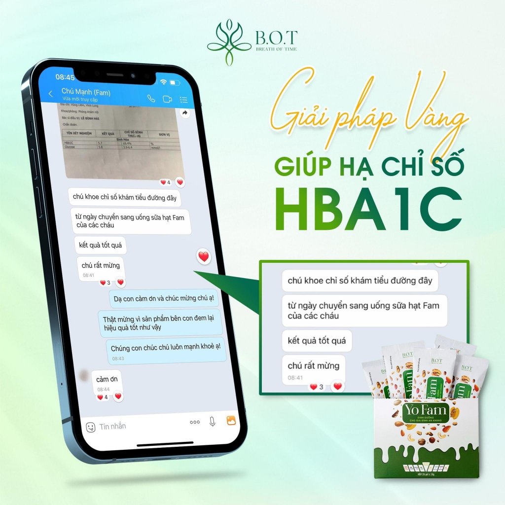 Sữa Hạt Dinh Dưỡng Yo Fam Chính Hãng Của BOT
