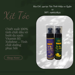XỊT DƯỠNG BƯỞI giúp tóc kích thích mọc tóc và dưỡng khỏe tóc