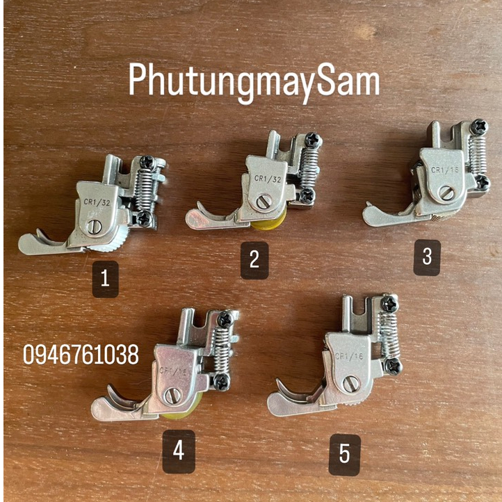 Chân vịt bánh xe mí 1 kim 1/32 - 1/16