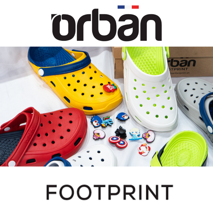 Dép sục nam nữ thoáng khí, chống nước EVA PHYLON Urban Footprint màu trơn cao cấp (D2002 AD1)