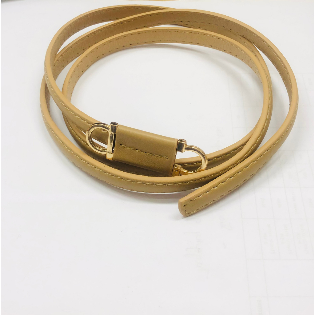 Đai váy thắt lưng da bò bản nhỏ thời trang mới cho đầm, áo sơ mi…QH-003 54-95cm