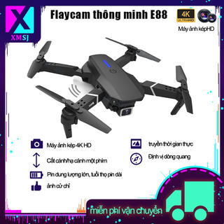 Drone Máy bay không người lái HK52 có Camera HD, Video WIFI thời gian thực và Quadcopter RC có thể gập góc rộng 4K