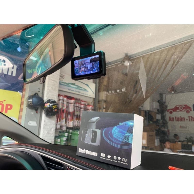 HÀNG CHÍNH HÃNG FREESHIP Camera hành trình K10 Kèm camera lùi Wifi GPS