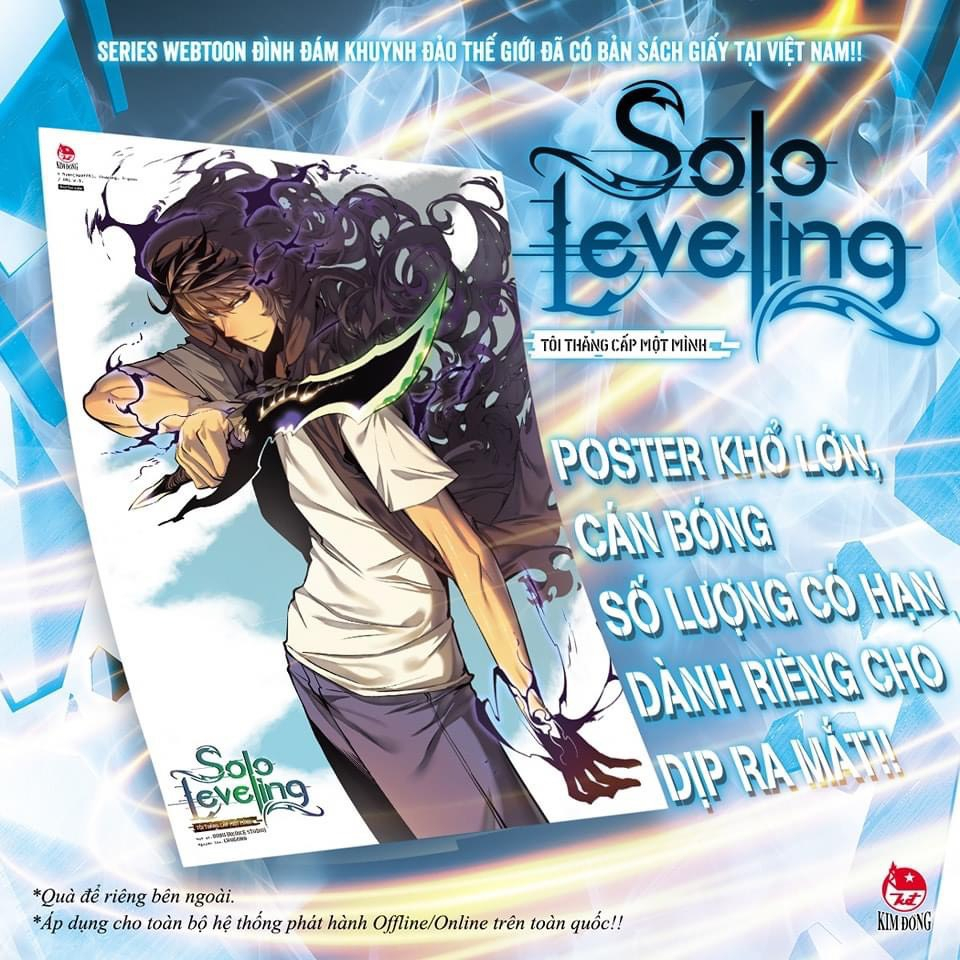 Truyện tranh - Solo Leveling - Tôi thăng cấp một mình - Lẻ các tập 1 2 3 4 5 6 - Poster Phát Hành