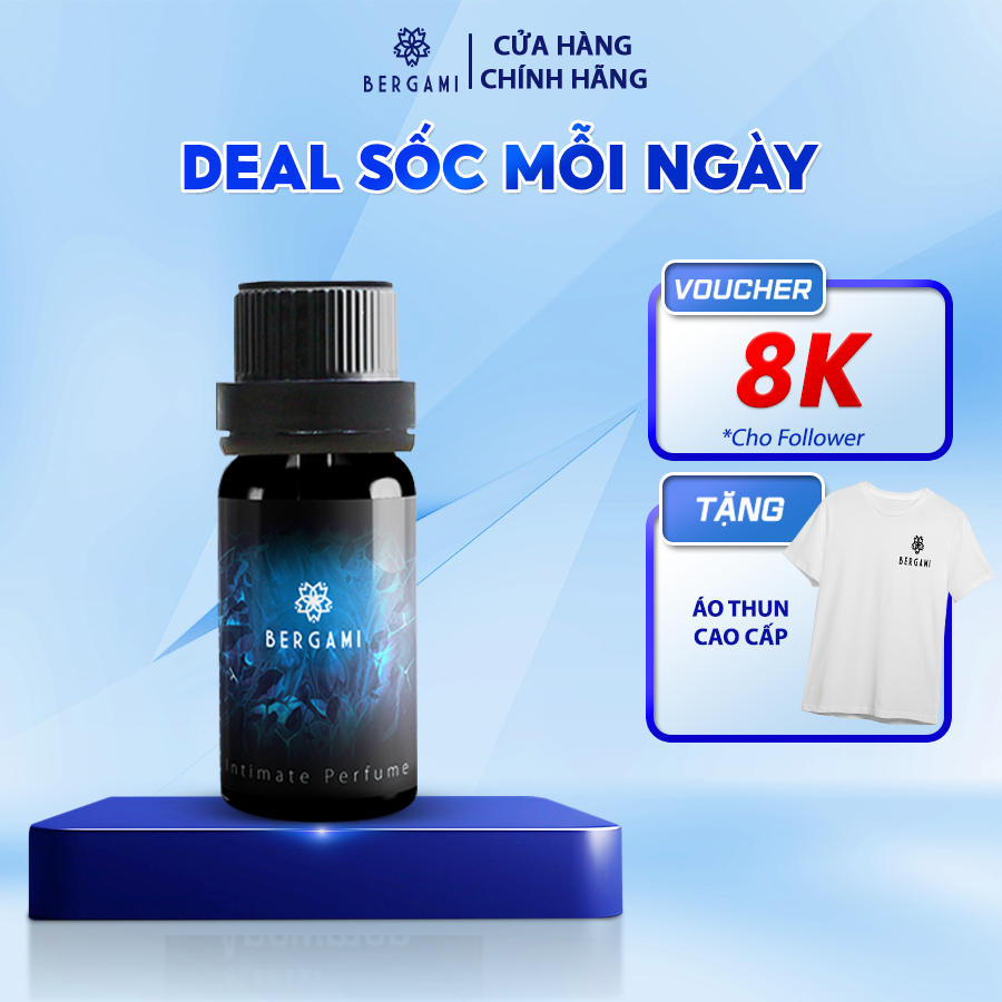 Nước Hoa Vùng Kín Nam Bergami Chocolate Hương Thơm Nam Tính 10ml/chai