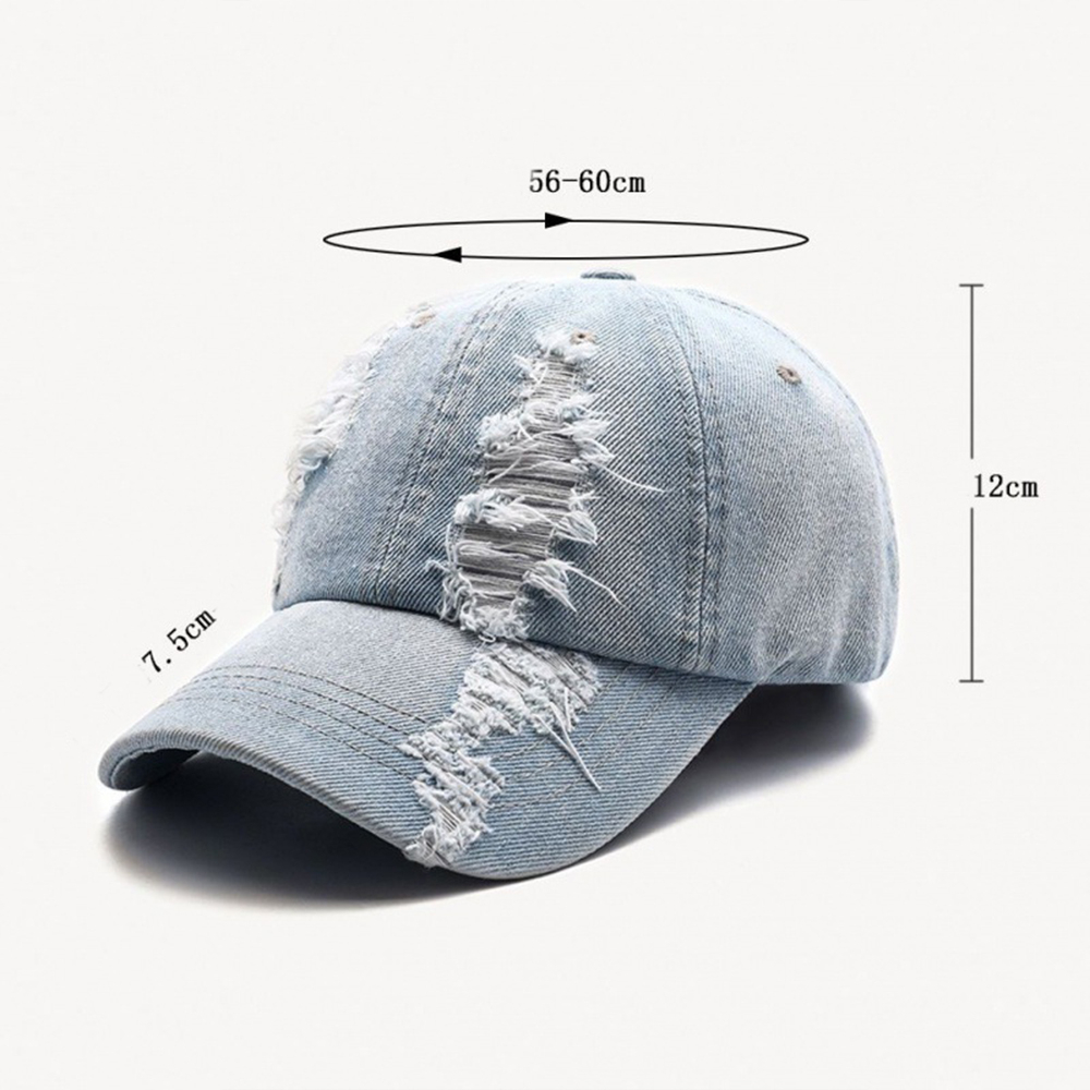 Mũ lưỡi trai Jean Rách phong cách Ulzzang form unisex nam nữ cool ngầu - Hata24h