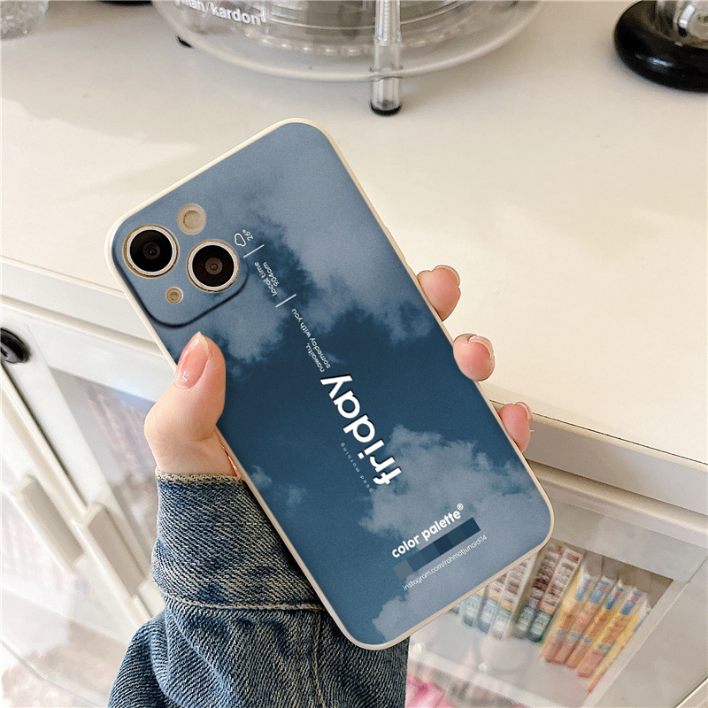 Ốp lưng iphone 13promax bầu trời xanh mây trắng BVC 6/6s/7/8/X/XS/11/12/13/14 Pro Plus Max eh2110