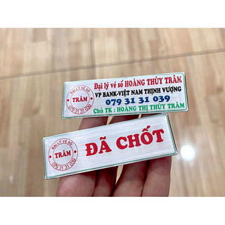 Bảng vé số-In cố định (Vui lòng gửi thông tin cho shop)