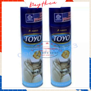 Chai xịt vệ sinh đồ da TOYO làm sạch ghế da và nội thất ô tô new -DH2