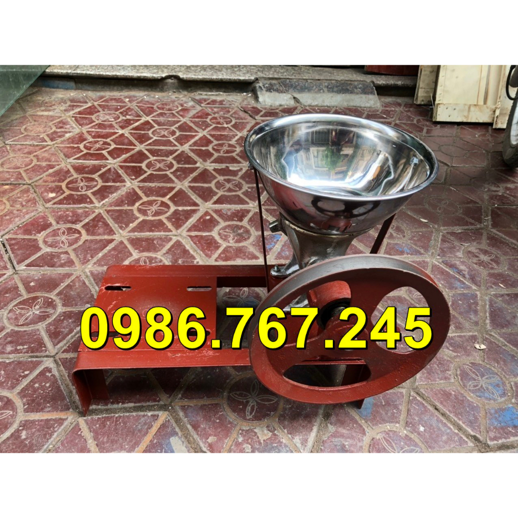 Cối xay xương không mô tơ, Bệ xay đùn tôm cua cá thịt xương thành sợi siêu nhanh siêu nhuyễn