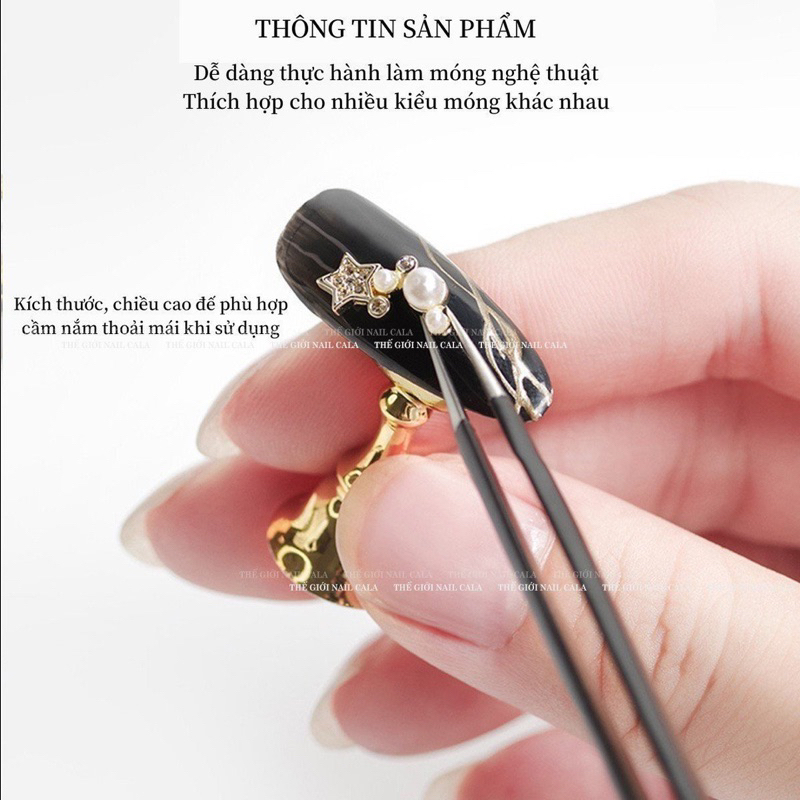 Đế vẽ nhựa 5 chân- đế làm nailbox - Đế tập vẽ - đế vẽ nam châm