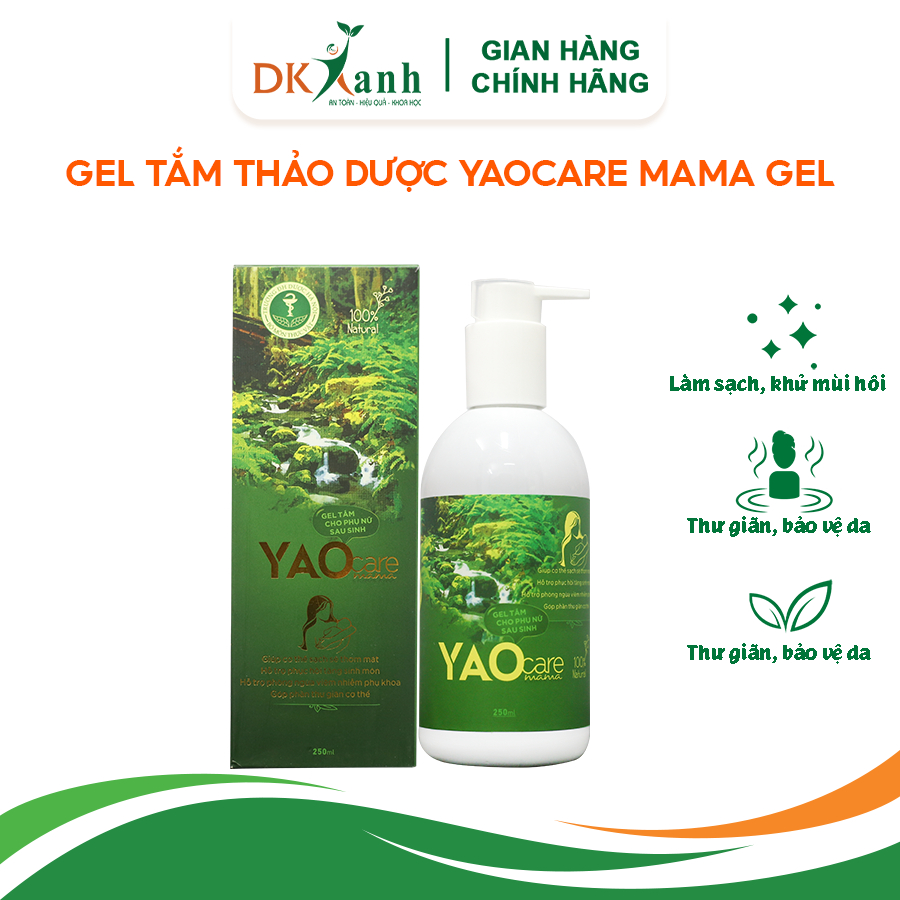 Gel tắm thảo dược cho mẹ Yaocare Mama Gel - DK Pharma 250ml