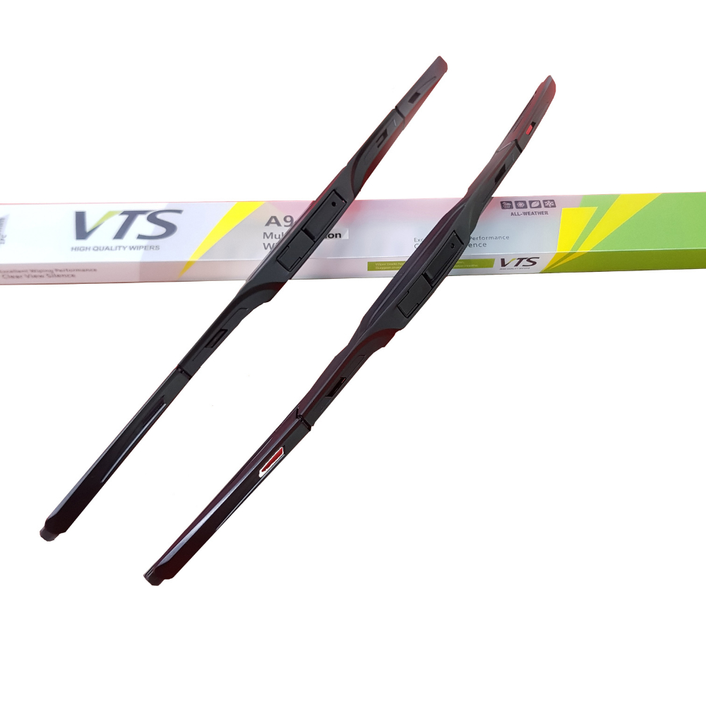 Cần gạt mưa ô tô VTS A9 loại thanh 3 khúc lưỡi Silicone dành cho xe Mazda: Premacy, BT50, CX5,9, Mazda 2,3,6 - Sytalu