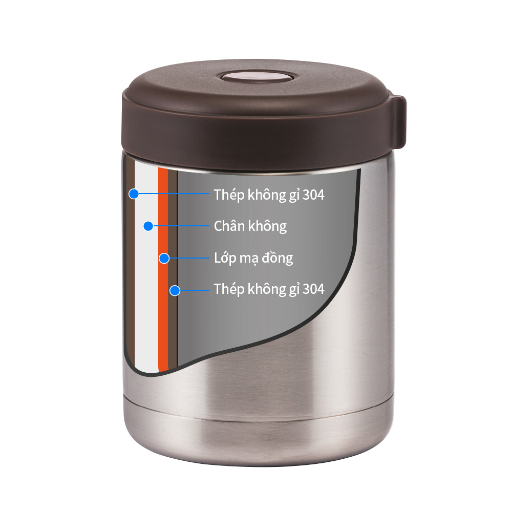 Hộp cơm giữ nhiệt văn phòng LocknLock 1160ml  Chính hãng - Tặng đũa và túi giữ nhiệt LHC8025SLV - HAPOS OFFICIAL