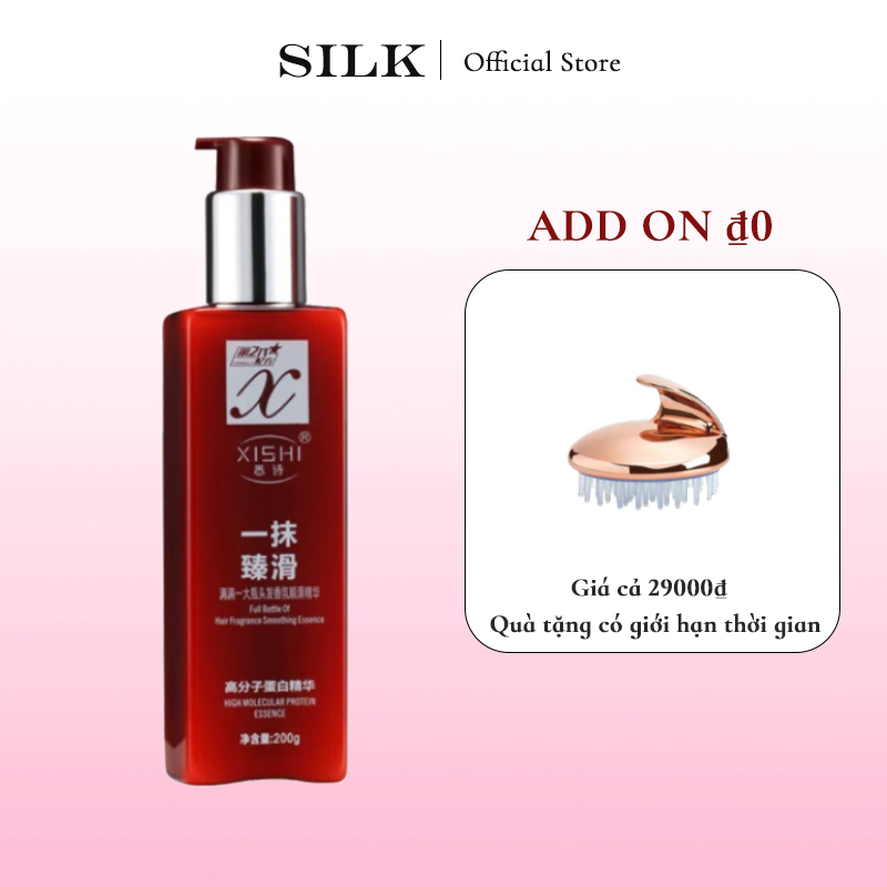 Sửa tóc sữa dưỡng bí quyết salon, chống xơ rối tóc nhuộm uốn tinh dầu chăm sóc tóc, thương hiệu cao cấp Hàn Quốc Silk,