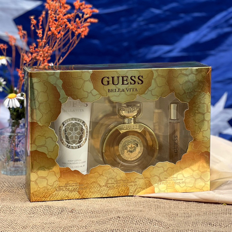 Set quà tặng cho nữ Nước Hoa Nữ Guess Bella Vita