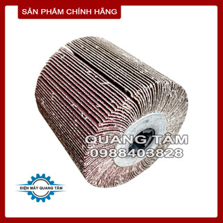 Quả lô lá nhám ráp xếp đánh xước - đánh bóng bề mặt inox 60# và 80# lionking