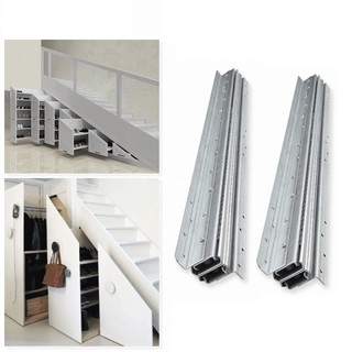 Bộ 2 ray trượt gầm cầu thang mở rộng
