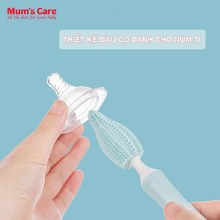 CỌ RỬA BÌNH SỮA SILICONE QUAY 360 ĐỘ BABUU