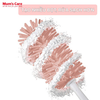 CỌ RỬA BÌNH SỮA SILICONE QUAY 360 ĐỘ BABUU