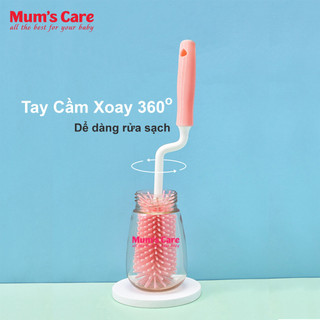 CỌ RỬA BÌNH SỮA SILICONE QUAY 360 ĐỘ BABUU