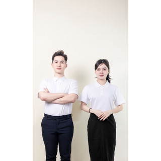 Áo polo nam/nữ chất lượng cao thun chất liệu thoáng mát chuẩn form thanh lịch mặc đi làm đi chơi (hàng đặt trước)